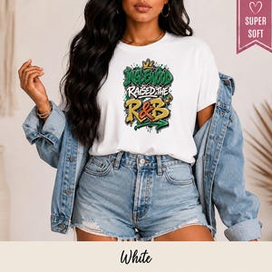 Comfort Colors Los Angeles RnB Concert Shirt, Inglewood Raised on RnB Night Out Tee for Black Women, Grown and Sexy Gift image 13