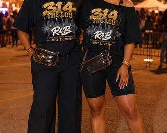 The Lou 314 | Vintage R&B Concert Graphic Tee | RnB Concert Tshirt