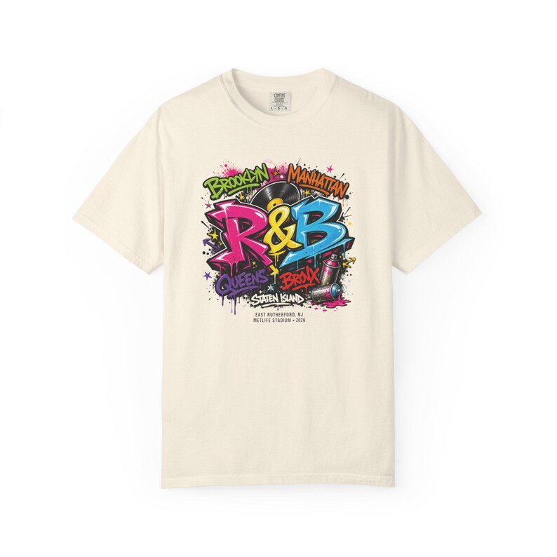 Camiseta Comfort Colors para conciertos de R&B en Nueva York, camiseta para salir de noche en Brooklyn, Manhattan, Queens y Bronx para mujeres negras, regalo para adultos y sexys. imagen 1