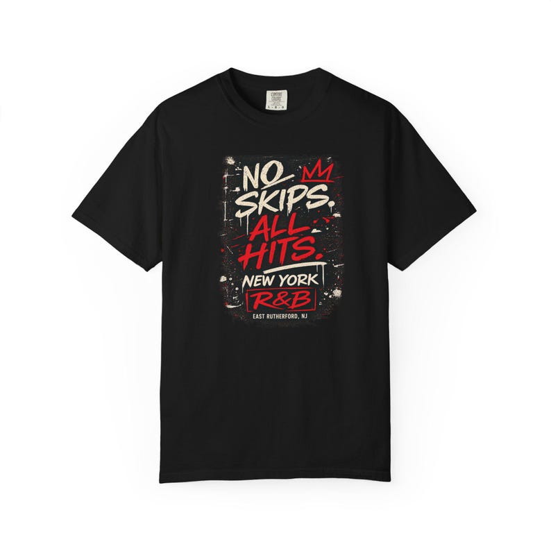 New York-No Skips All Hits, RnB Concert Tee for Black Women, Comfort Colors Tour Shirt, Tri-State Concert Fashion image 4