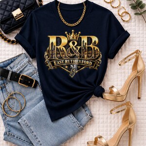 Comfort Colors New York RnB Concert Shirt, East Rutherford NJ Night Out Graphic Tee for Black Women, Music Lover Gift image 5