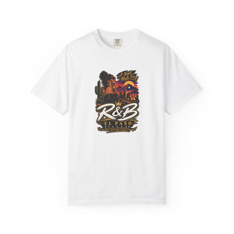 Comfort Colors El Paso RnB Concert Shirt, A Night Made For Night Out Tee for Black Women, Concert Lover Gift image 2