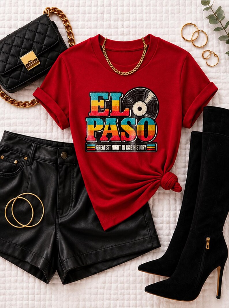 Comfort Colors El Paso RnB Concert Shirt, Greatest Night in 915 History Tee for Black Women, Grown and Sexy Gift image 7