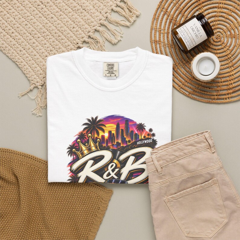 Comfort Colors® Los Angeles RandB Concert Shirt, Inglewood Night Out Tee for Black Women, Grown and Sexy Stadium Style image 5