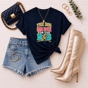 Maglietta Comfort Colors® Miami RandB Concert, 305 Night Out Tee per donne di colore, stile da stadio elegante e sensuale immagine 7