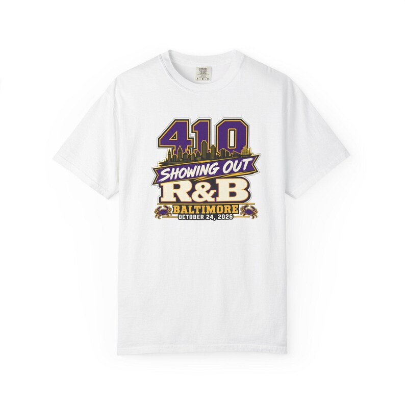 Comfort Colors® Baltimore RandB Concert Shirt, Bmore Night Out Tee for Black Women, Grown and Sexy Stadium Style image 2