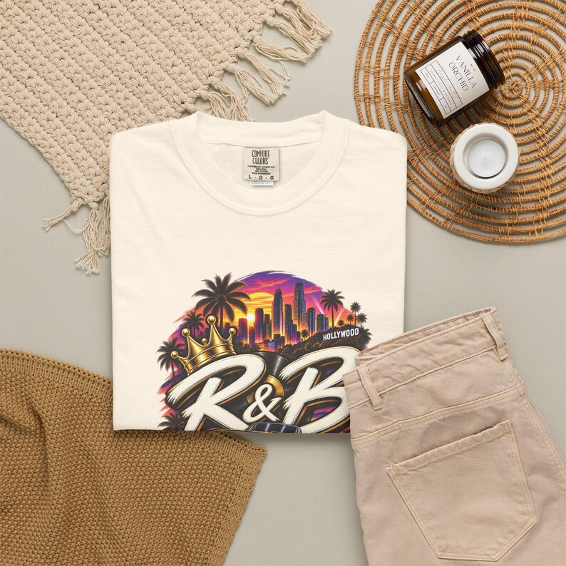 Comfort Colors® Los Angeles RandB Concert Shirt, Inglewood Night Out Tee for Black Women, Grown and Sexy Stadium Style image 4