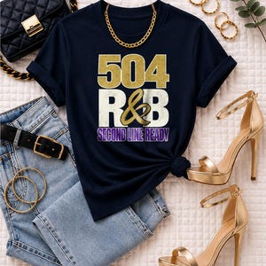 Comfort Colors® New Orleans RandB Concert Shirt, NOLA Night Out Tee for Black Women, Grown and Sexy Stadium Style image 5