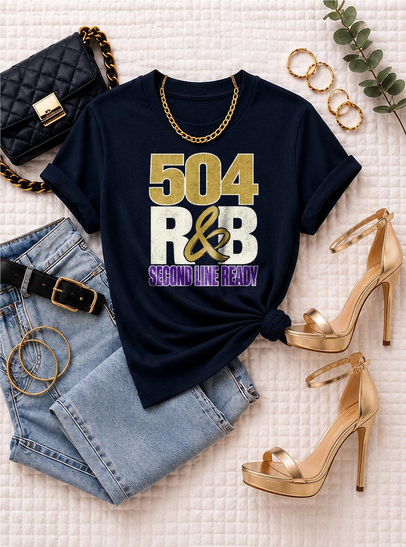 Comfort Colors® New Orleans RandB Concert Shirt, NOLA Night Out Tee for Black Women, Grown and Sexy Stadium Style image 5