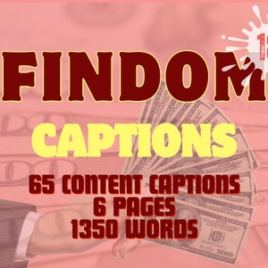 65 Findom Inhalt Beschriftungen: Engagement für Erwachsenen Inhalt Ersteller (PDF-Download)