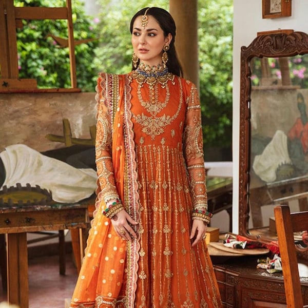 Pakistani Indian wedding dresses designer collection eid suit party wear latest style