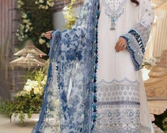 Pakistani dress cotton suit Indian dresses  party wear Designer dress eid suit wedding collection