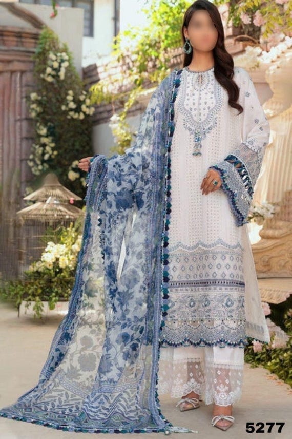 green emerald velvet dress Bin Saeed Ready Made Embroidered Cotton Dress