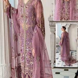 Pakistani wedding dress Indian wedding dress Designer collection eid suit Bollywood dress.