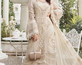 Pakistan Indian dresses Designer collection Eid suit party wear Lawn cotton