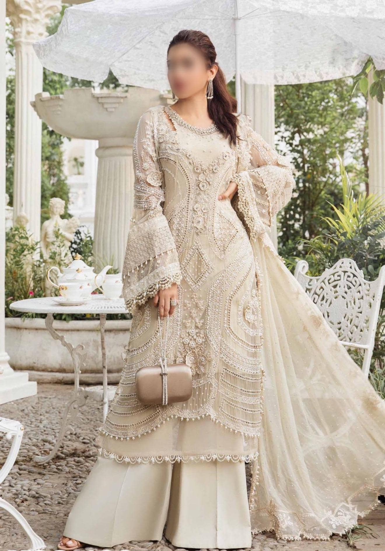 maria b embroidered dress Maria. B – Embroidered– Wedding Edition 2003 – FashionistAmna