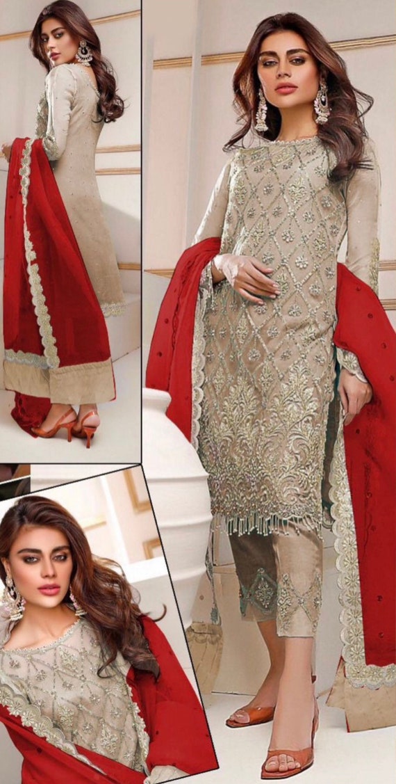 Vestidos indios paquistanies Coleccion de disenador Heer traje eid fiesta usar salwaar kameez ultimo estilo Etsy Espana