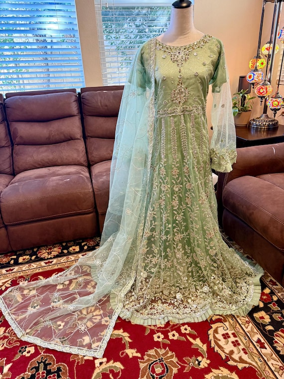 Pakistan Indian Wedding Dresses Designer Collection Eid Suit Party Wear