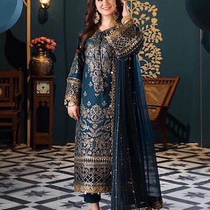Pakistan Indian wedding dresses Designer collection Eid suit party wear latest style