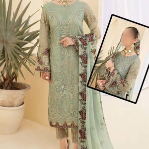 Pakistan Indian dresses Designer collection eid suit  Bollywood dresses Gift for her.