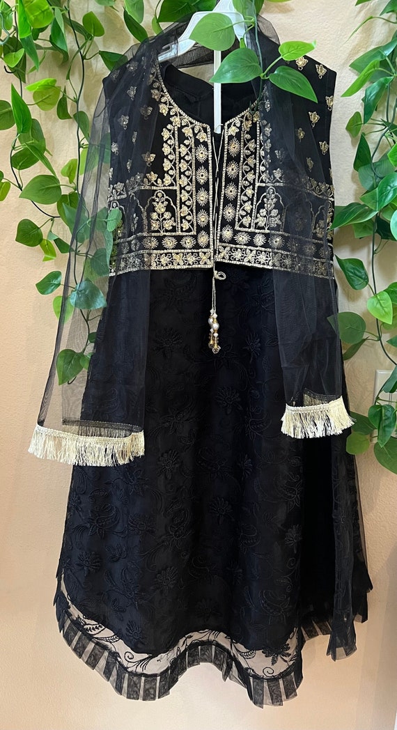 Pakistani Indian Girls Wedding Dresses Kids Eid Suit Party Wear Designer Dress Latsest Style Etsy UK