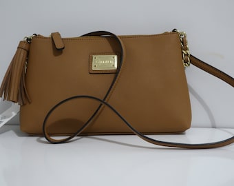 Calvin Klein Tan Leather Crossbody