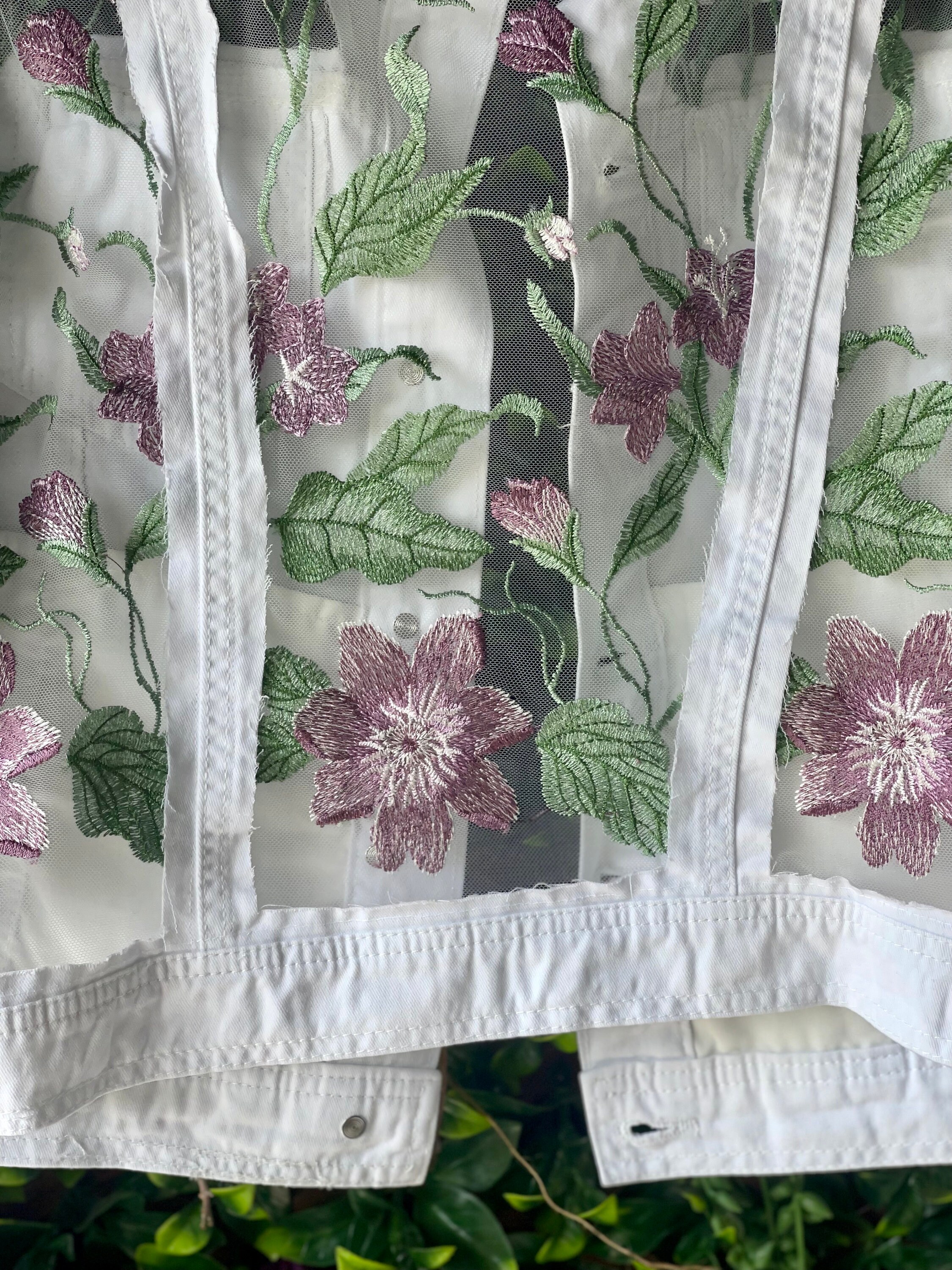 【Eaphi】PATCHWORK EMBROIDERY LACE JACKET PATCHWORK EMBROIDERY LACE JACKET
