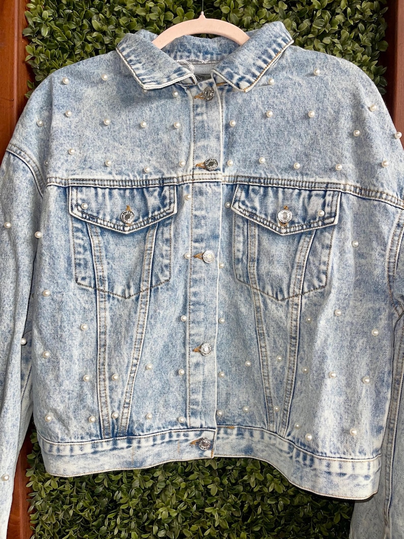 Boho Sequin Embellished Mesh Pearl Jacket image 3