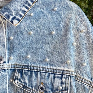 Boho Sequin Embellished Mesh Pearl Jacket image 9