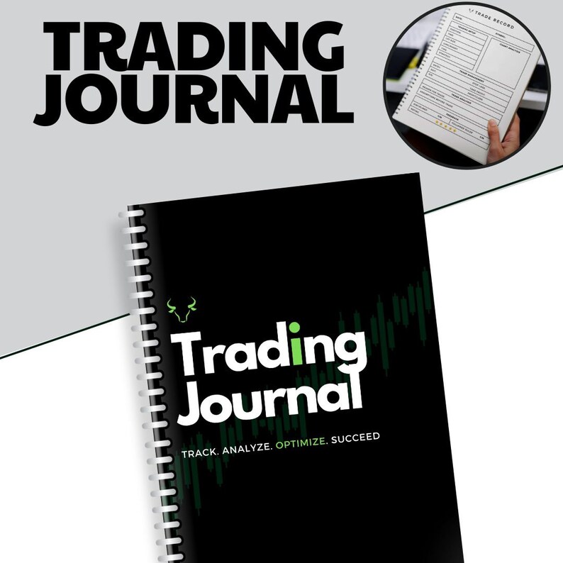 Trading Journal Trade Log Book for Stock Forex Crypto Etsy