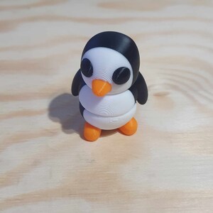 Baby Penguin Fidget Toy 3D Printed Kids