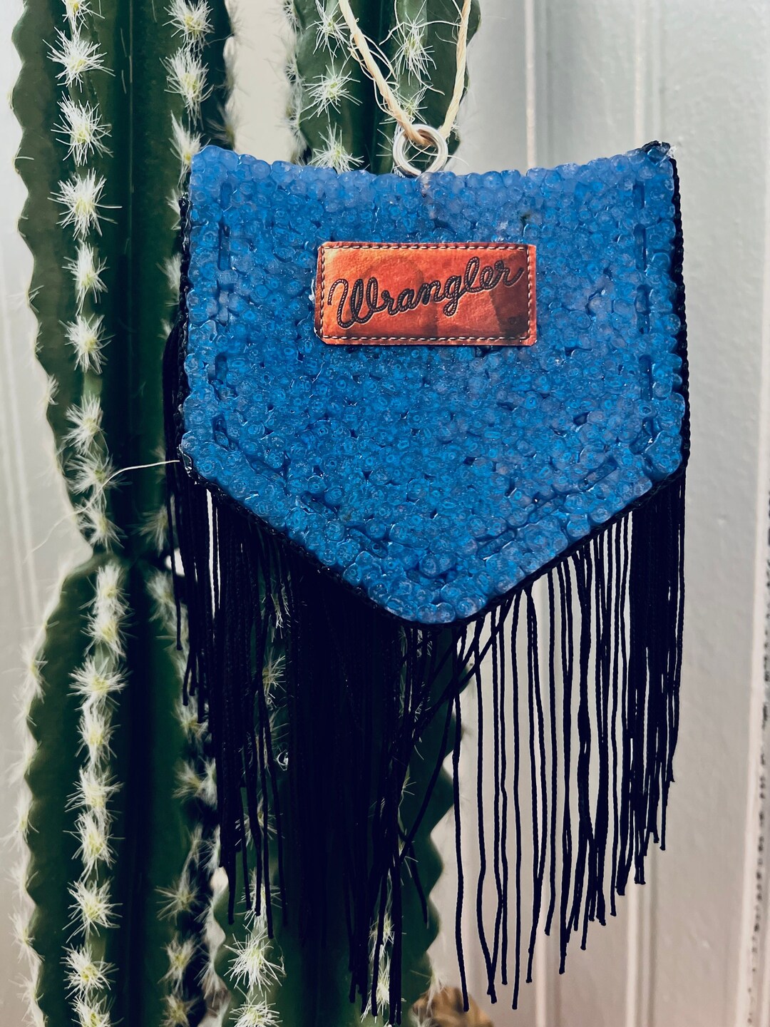 Wrangler Pocket Car Freshie Western Back Pocket Fringe Etsy