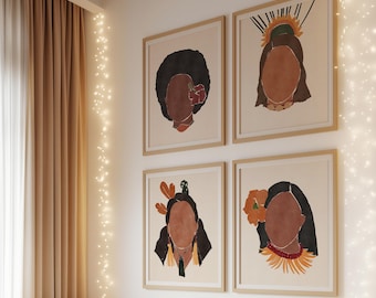 Pacific Island Woman Art Prints: Fijian, Tongan, Maori, Samoan (Digital Download)