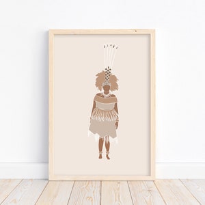 Samoan Woman - Island Woman Series, Polynesian Pacific Islands Print