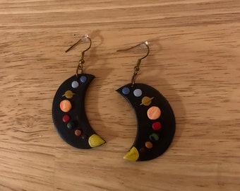 Solar System Earrings