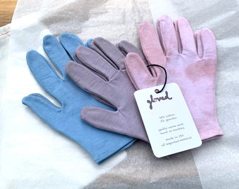 Lightweight Hand-Dyed Cotton Gloves