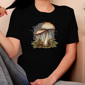 Mushroom Shirt, Cottagecore Tshirt, graphic tee with mushrooms, mushroom lovers gift