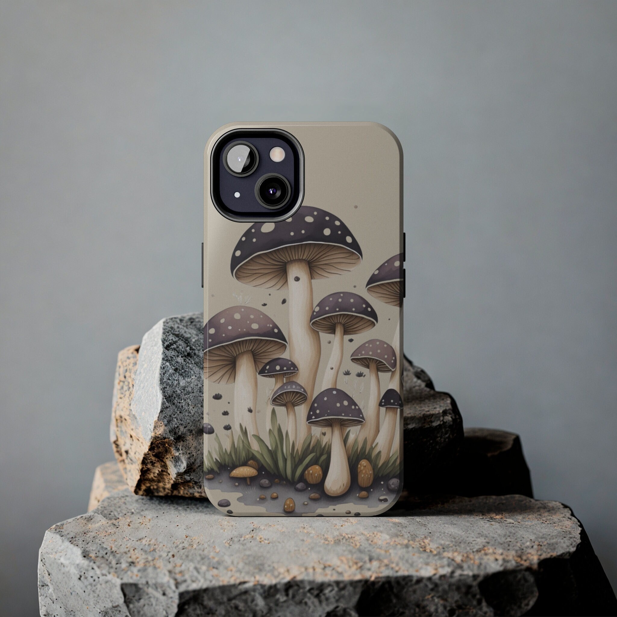 Mushroom Phone Case, Tough Case, Cottagecore Phone Case, Mushroom