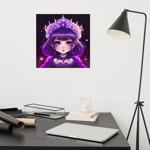 Purple Pixie Queen Poster