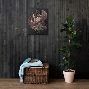 Vintage Floral Bouquet 3 Thin canvas