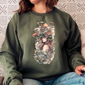Fairy Sweatshirt, Fairycore Clothing, Fairycore Hoodie, Cottagecore Sweater