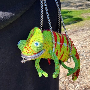 Coin Purse - Quirky Chameleon Coin Purse - Quirky Chameleon