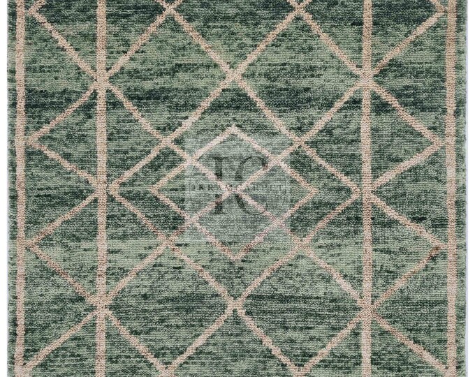 Oushak Rug Hand Knotted 8x10, 9x12, 10x14, Wool Traditional And Vintage Antique Oushak Wool Area Rug For Living Room Rug