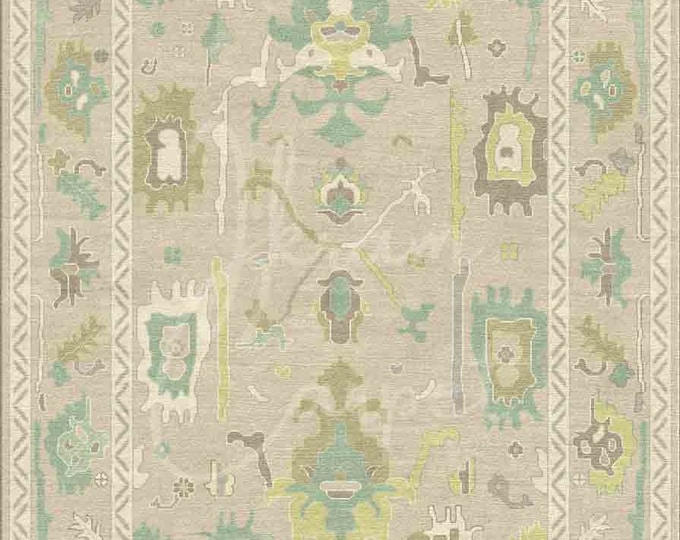 Modern Oushak Rug