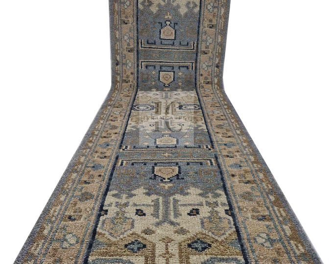 Oushak Rug Hand Knotted 8x10, 9x12, 10x14, Wool Traditional And Vintage Antique Oushak Wool Area Rug For Living Room Rug