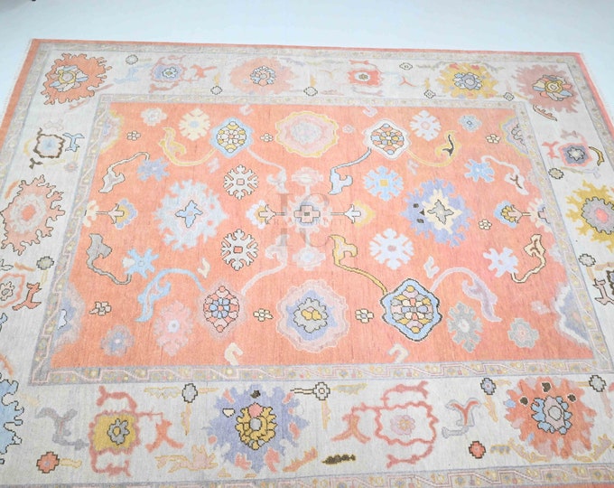 Oushak Rug Turkish Vintage Oushak Area Rug