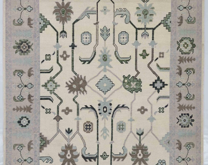 8x10 Oushak Rug In Stock Turkish Oushak Rug Reddy To Ship