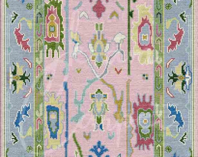 Modern Oushak Rug