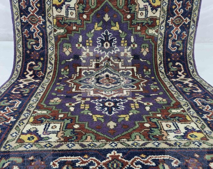 Oushak Rug Hand Knotted 8x10, 9x12, 10x14, Wool Traditional And Vintage Antique Oushak Wool Area Rug For Living Room Rug
