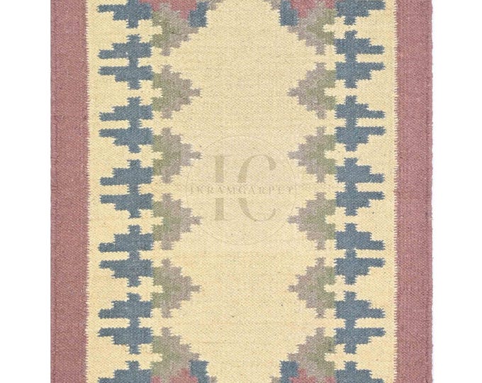 Swedish Marianne Richter Inspired kilim rug